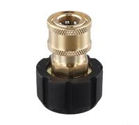 Adaptateur femelle à connexion rapide 1/4 3/8, coupleur à déconnexion rapide en laiton pour tuyau, plastique et acier inoxydable en laiton pour équipements de nettoyage et applications d'entretien
