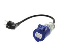 Adaptateur Femelle Cee 17 - Mâle Schuko Avec Cordon