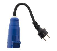 Adaptateur femelle CEE17 en mâle 16A 2P+T - Zenitech