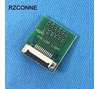 Adaptateur FFC FPC 12P vers connecteur prise câble plat 2.54mm 12 broches, 0.5MM/1.0MM couvercle rabattable 1.0mm TFT LCD, 2 pièces/lot Nipseyteko
