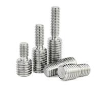 adaptateur fileté, Adaptateur de filetage mâle vers, 1 à 10 pièces, M3M4M5M6M8M10M12M14M16M20, vis transfert double tête, boulon réducteur(M6x20 M10x20mm 2pcs)