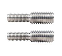 Adaptateur fileté métrique de réduction M8*20 à M10*20, lot de 2 vis à goujon fileté à double extrémité en acier inoxydable pour construction, meubles, automobile - TopHomer