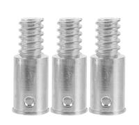 Adaptateur Fileté pour Manche de Balai 22mm, Lot de 3 en Fer | Connexion Stable, Installation Facile, Compatible Balais et Manches, Usage Ménage Domestique et Professionnel