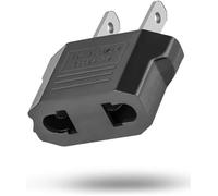 Adaptateur FR vers US Convertisseur Prise Européenne vers Fiche Américaine pour Brancher Appareils Français France Europe aux USA