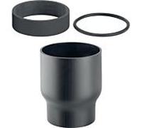 adaptateur Geberit Pe 152651161 PE-HD, DN 50, 53-54 mm, avec manchon rétractable