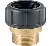 adaptateur Geberit Pe 359311001 laiton, DN 56, R 2, avec filetage extérieur et raccord à compression