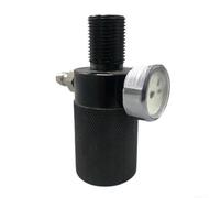 Adaptateur Gonflage Haute Pression 400 Bar avec Manomètre et Raccord Rapide 8mm pour Cylindres Pneumatiques