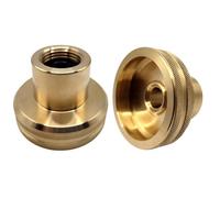 Adaptateur GPL DISH M22 21,8 mm court pour bouteille de gaz européenne (type Shell)