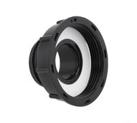 Adaptateur IBC pour canettes 640L-1000L 80 mm vers S60x6, réducteur de filetage en plastique avec connecteur de sortie DN50