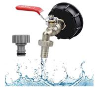 Adaptateur IBC - Robinet Cuve 1000L - Laiton - Connecteur Détachable - Compatible Conteneurs Standard
