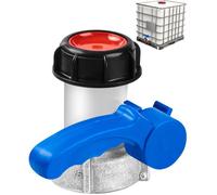 Adaptateur IBC Universel 75MM Vanne Cuve Plastique 1000L Vanne Papillon Adaptateur pour robinet IBC Raccord Cuve 1000L