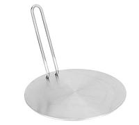 Adaptateur Induction, 24cm Diffuseur de Chaleur Disque Adaptateur Plaque de Diffusion de Chaleur en Acier Inoxydable Convertisseur Gaz Cuisinière à Induction pour Gaz Cuisinière (24cm)