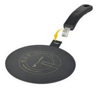 Adaptateur induction ComwithSafe 20 cm - Disque diffuseur de chaleur avec poignée isolante amovible