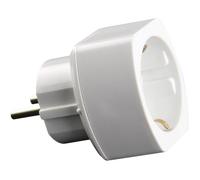 ZENITECH Adaptateur Schuko vers France blanc