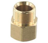 Adaptateur M22 15 mm vers M22 14 mm pour nettoyeur haute pression, réducteur en laiton avec filetage extérieur vers filetage intérieur, jusqu'à 4500 PSI, pour de nombreuses marques
