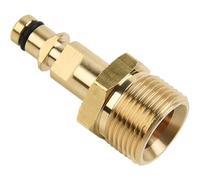 Adaptateur M22 en laiton pour nettoyeur haute pression - Raccord rapide avec connecteur série K pour Kärcher, Nilfisk, Bosch et appareils de jardin électrique (connecteurs robustes pour raccords