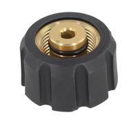 Adaptateur M22 pour nettoyeur haute pression M22 x 1,5 femelle vers connecteur G1/4" pour tuyau d'arrosage 400 bar Coupleur en plastique Outil de jardin (OP-324-(M22-G1/4))