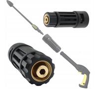 Adaptateur M22 vers Baïonnette K - Raccord Rapide 160 BAR Compatible avec nettoyeur Kärcher HD/HDS