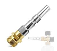 Adaptateur M22 x 1,5 AG D12 pour nettoyeur haute pression, raccord rapide en laiton massif et acier inoxydable, adaptateur pour Nilfisk, pour KEW, pour Alto, pour WAP, Kränzle, mousse, pistolet