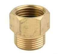 Adaptateur M22 x 1,5 vers G 1/2" femelle en laiton pour nettoyeur haute pression, lance de nettoyeur haute pression, max 400 bar
