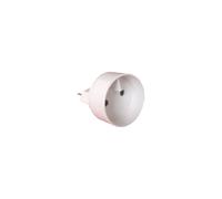 Adaptateur mâle 6A vers femelle 16A blanc