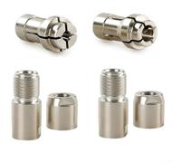 Adaptateur meuleuse d'angle vers perceuse droite pour mandrin M10 3 mm (3 | Convertit la meuleuse d'angle en perceuse droite, pince de serrage de 3 mm, pour filetage M10, idéal pour les tâches de