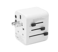 Adaptateur Multi-Pays World Travel Charger Réversible Tous Pays + Prises Usb