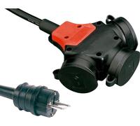 Adaptateur Multiple Schuko Ip44 Caoutchouc, Ip44, 10m, 3g2.5mm2 - F-line
