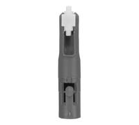 Adaptateur Pivotant pour Perche de Balai en Plastique 360° | Remplacement à Verrouillage Rapide, Diamètre 2,5cm, Fente 2 à 2,2cm, pour Nettoyage des Bords