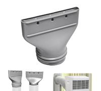 Adaptateur Plat pour Tuyau D'évacuation de Climatisation, coupleur pour tuyau d'évacuation de climatiseur, connecteur pour tuyaus de climatiseur portable, Accessoires pour Climatisation Mobile