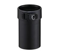 Adaptateur poële granules 80 PGI couleur noir gra ral9030 POUJOULAT AP 80 PGI - 37080466NOIR