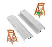 Adaptateur pour chaise haute, 1 Paire, compatible avec Hauck Alpha, Beta, IKEA Trofast, support de boîte à barreaux en Aluminium, support pour barreaux supérieurs et inférieurs