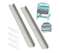 Adaptateur pour chaise haute, 1 paire, compatible avec les boîtes Stokke Tripp Trapp et IKEA Trofast, équerre de collage en aluminium, support de boîte pour n'importe quelle hauteur