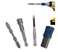 Adaptateur pour douille de perceuse Tige hexagonale en acier Convertisseur | 6,35 mm vers M10 Kit de conversion de perçage pour meubles terrasse construction travail du bois travail des métaux
