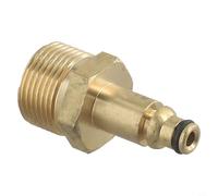 Adaptateur pour m22 Mâle Laiton Massif 220 Bar Pour Nettoyeur Haute | Résiste à 220 Bar Fabriqué en Laiton Massif Compatible pour lavor AR Leach Four Série
