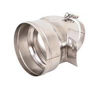 Adaptateur pour modérateur de tirage - Kutzner & Weber AZ180 - pour conduit de poêle à bois 180mm