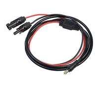 : Adaptateur pour panneau solaire avec fiche MC4 vers fiche creuse 8 mm