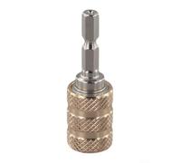 Adaptateur pour perceuse 6.35mm Acier Haute Verrouillage Auto | Acier haute , verrouillage auto sécurisé, changement bit pour instantané, 6.35mm hex, robuste