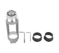 Adaptateur pour perceuse Aluminium 20mm pour Menuiserie Adaptateur | Alliage aluminium , résistance haute, finition argentée, pour idéal menuiserie pro