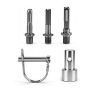 Adaptateur pour Perceuse Tarière (Hexagonal + SDS Max + SDS Plus) -Compatible Perceuses Légères et Lourdes, pour Max 250mm Mèche