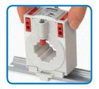 Adaptateur pour rail DIN pour transformateur de courant série 855-2701 WAGO 08559927