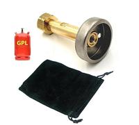 Adaptateur pour Remplissage de Bouteille Gaz GPL +Sac en Velours +Joint ::: | Raccord pour Remplir Bouteille Gaz Liquide Camping Propane Butane 6kg 11kg W21,8x1/14 21,8mm :: Long, Economique!