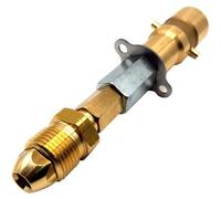 Adaptateur pour remplissage de bouteilles de gaz, filetage G5/8" gauche, 165 mm