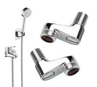 Adaptateur pour robinet de douche, connecteur d'angle réglable | Connecteur pour pommeau de douche pour cuisine, buanderie, rénovation de lavabo, amélioration de la maison