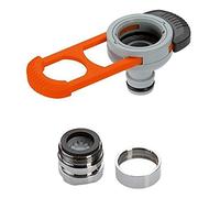 Adaptateur pour robinet d'intérieur de GARDENA : adaptateur pratique pour le raccordement du système GARDENA à un robinet avec filetage M 22 x 1 mâle et M 24 x 1 femelle (8187-20)