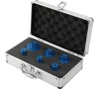 Adaptateur pour scie cloche diamantée - Adaptateur fileté M14 - Perçage à sec - Pour grès cérame/granit/marbre - Sans lame - Bleu