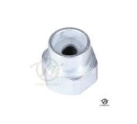 Adaptateur pour tête débroussailleuse Super Pro Tecomec. Femelle. Ø 10x1,25. Pas à gauche