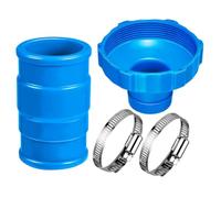 Adaptateur pour tuyau de piscine universel avec une pince de raccord rapide | Kit adaptateur de tuyau d'aspiration de piscine pour mise à niveau, entretien, réparation, nettoyage, installation, Woh