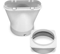 Adaptateur pour tuyau d'évacuation d'air TROTEC / Adaptateur pour fenêtre avec embout pour climatiseurs mobiles