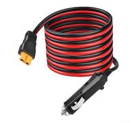 Adaptateur pour xt60 pour EcoFlow pour anker pour bluetti 12V(2pcs) | pour Sortie 360W max, entrée 12V-24V, compatible générateurs solaires, transfert énergie rapide, camping